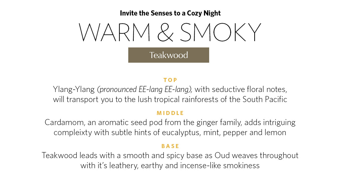 Agraria's New Fragrance: Teakwood